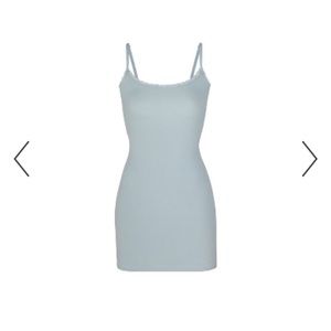Skins medium baby blue logo dress